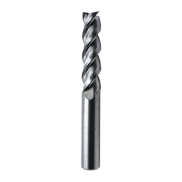 3/16 Carbide End Mill 3FL Alu. Long Length